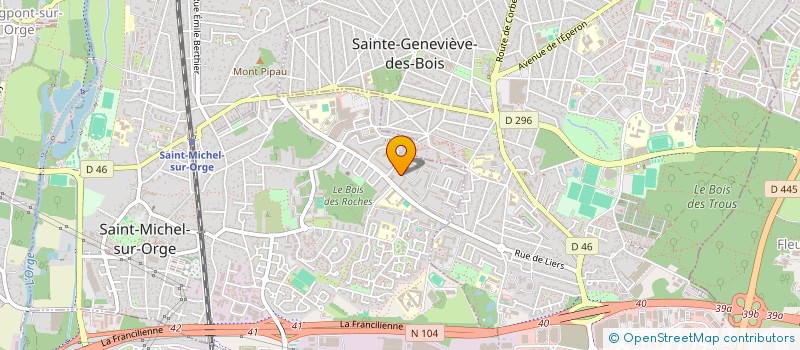 localisation de l'entreprise GD - BATIMENT à SAINT-MICHEL-SUR-ORGE