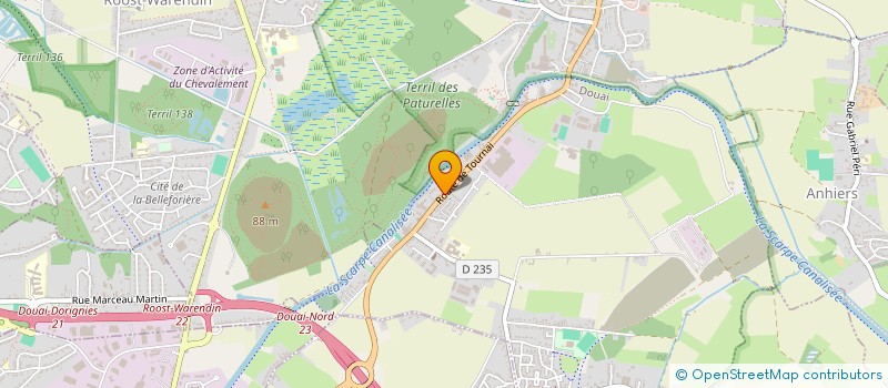 localisation de l'entreprise GD BIOTECH à DOUAI