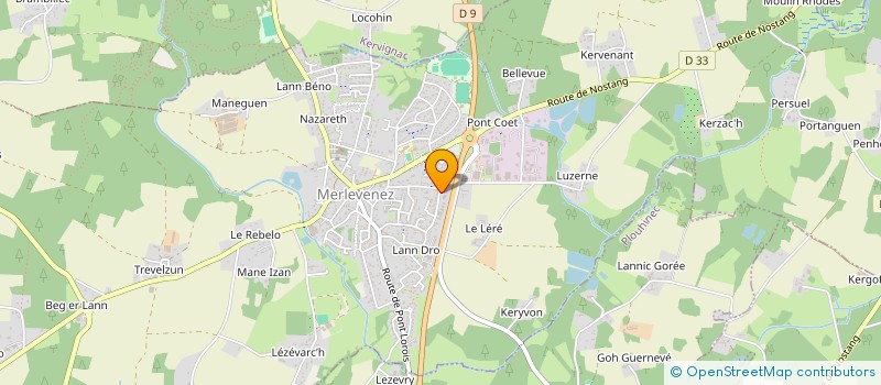 localisation de l'entreprise GD BOX BRETAGNE  MERLEVENEZ