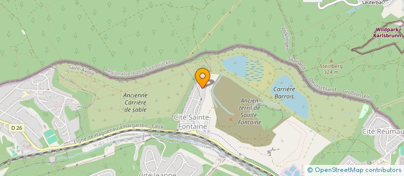 localisation de l'entreprise GD CAROTTAGES  FREYMING-MERLEBACH