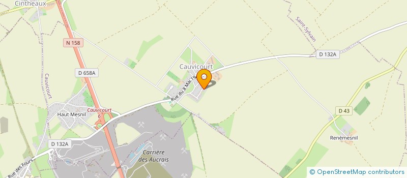 localisation de l'entreprise GD CARREAUX  CAUVICOURT