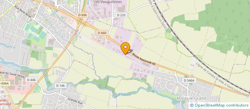 localisation de l'entreprise GD CENTRE à MALAY-LE-GRAND