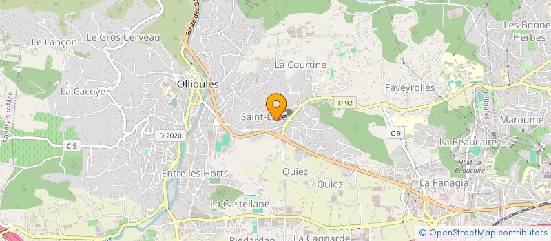 localisation de l'entreprise GD CONSEIL à OLLIOULES