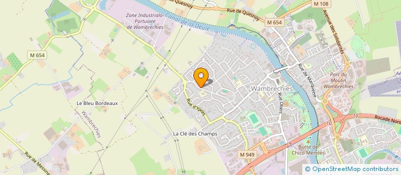 localisation de l'entreprise GD CONSEILS à WAMBRECHIES