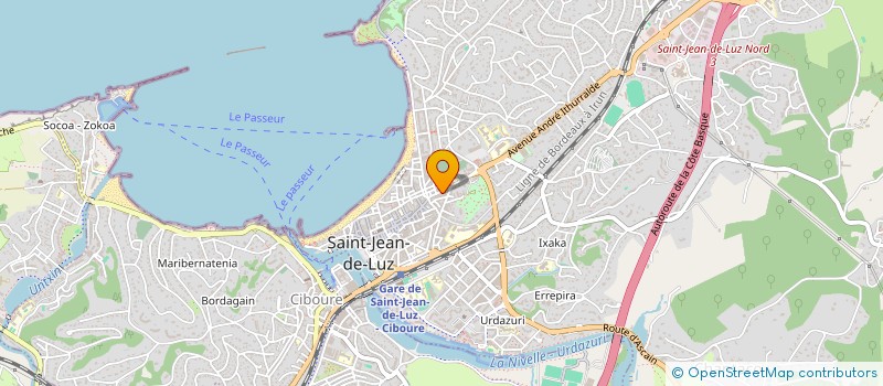 localisation de l'entreprise GD CONSULT à SAINT-JEAN-DE-LUZ