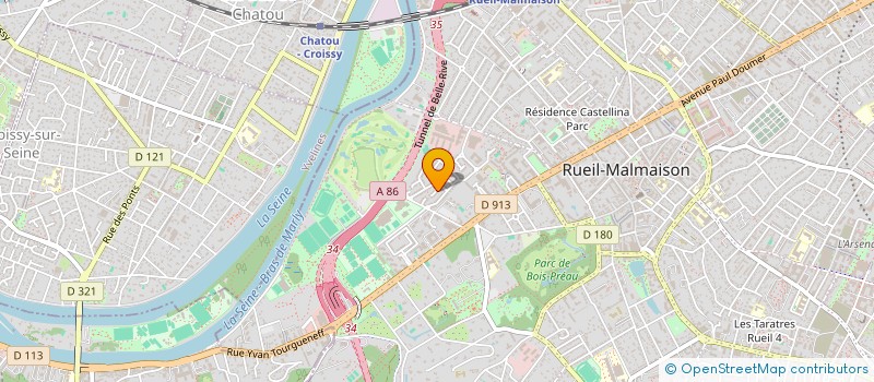 localisation de l'entreprise GD - CONSULTING à RUEIL-MALMAISON