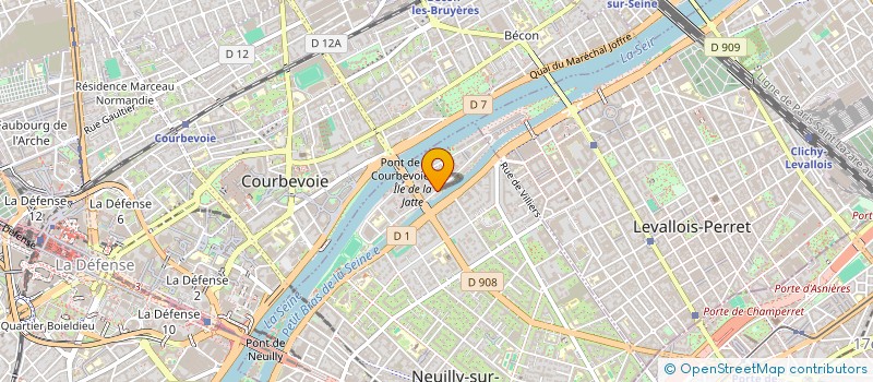 localisation de l'entreprise GD CONSULTING à NEUILLY-SUR-SEINE