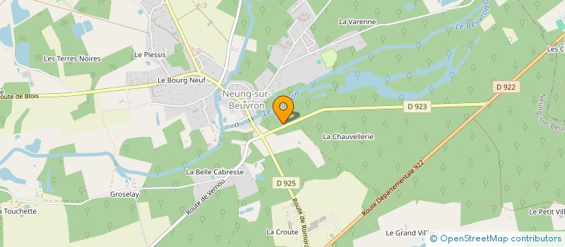 localisation de l'entreprise GD DECOS à NEUNG SUR BEUVRON