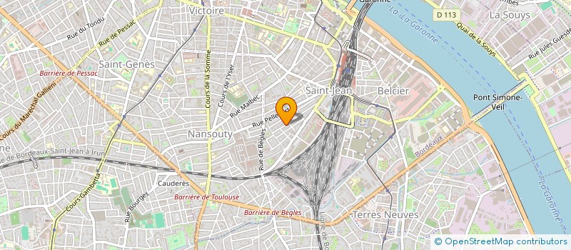 localisation de l'entreprise GD DIAG à BORDEAUX
