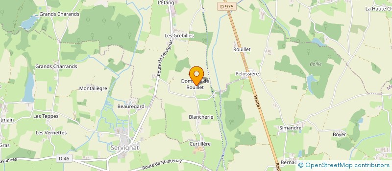 localisation de l'entreprise GD DISTRIBUTION  SAINT-TRIVIER-DE-COURTES