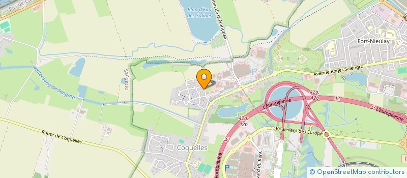 localisation de l'entreprise GD'EAU  COQUELLES