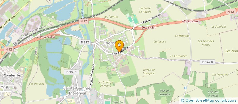localisation de l'entreprise GD ECO à CHERISY