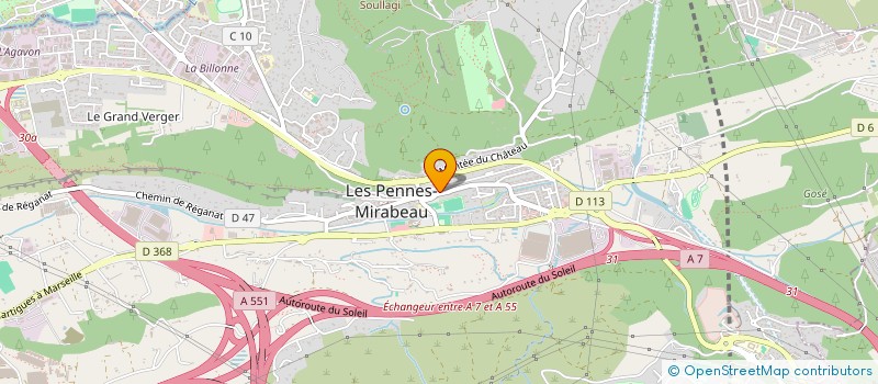 localisation de l'entreprise GD ELEC à LES PENNES-MIRABEAU