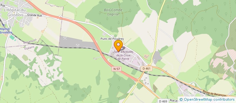 localisation de l'entreprise GD ENERGY à ETALANS
