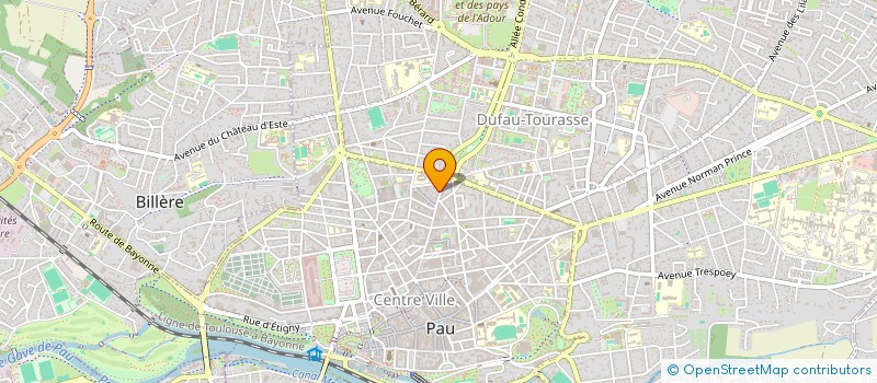 localisation de l'entreprise GD EXPERTISES à PAU