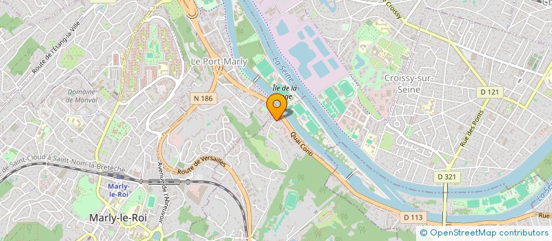 localisation de l'entreprise GD FINANCE  LOUVECIENNES