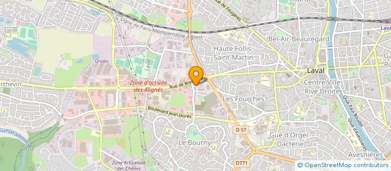 localisation de l'entreprise GD FINANCES à LAVAL