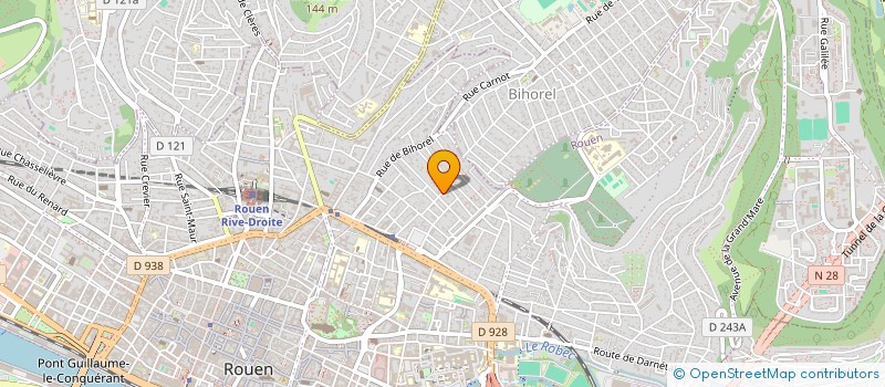 localisation de l'entreprise GD FINANCIERE  ROUEN