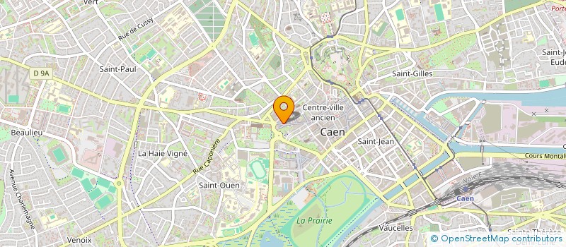localisation de l'entreprise GD FOOTBALL à CAEN