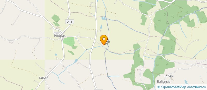 localisation de l'entreprise GD FORMATIONS  POUPAS