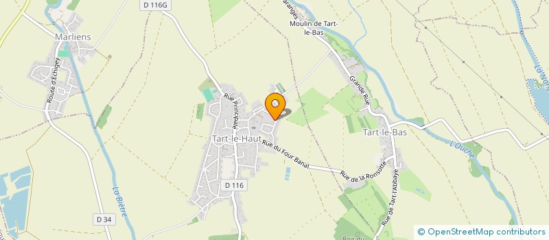 localisation de l'entreprise GD FORMATIONS  TART