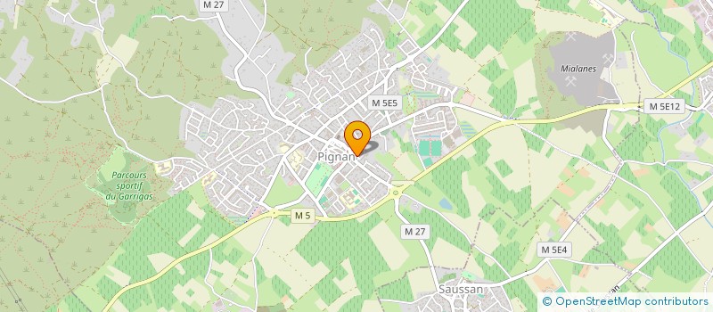 localisation de l'entreprise GD HOLDING à PIGNAN