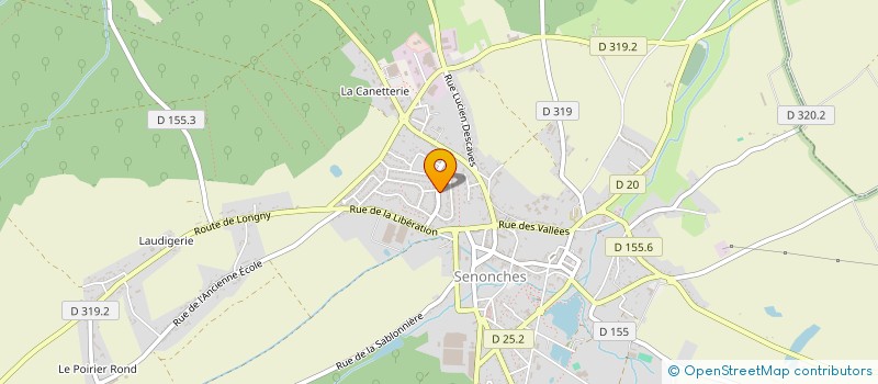 localisation de l'entreprise GD IMMO à SENONCHES