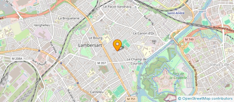 localisation de l'entreprise GD IMMO à LAMBERSART
