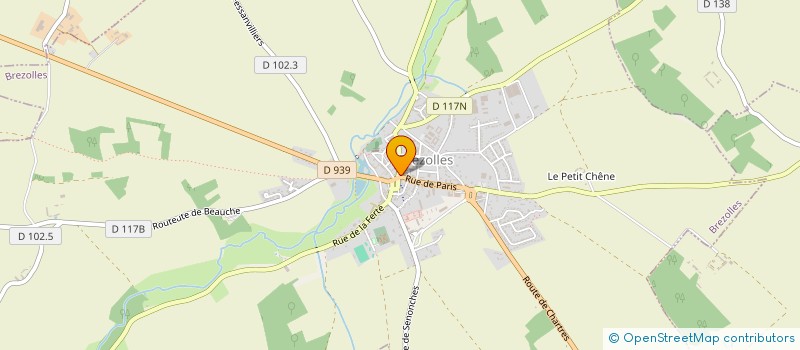 localisation de l'entreprise GD IMMOBILIER à BREZOLLES