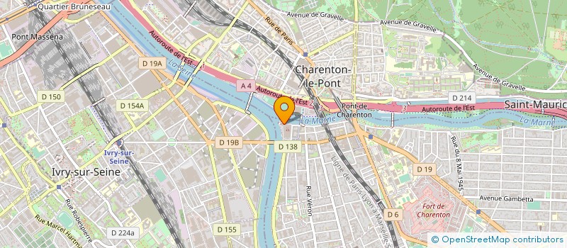 localisation de l'entreprise GD INVEST à ALFORTVILLE