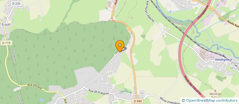 localisation de l'entreprise GD INVEST  CONDETTE