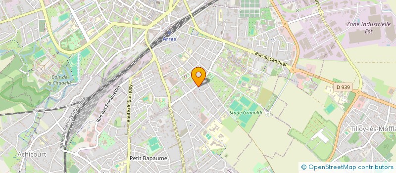 localisation de l'entreprise GD INVEST à ARRAS