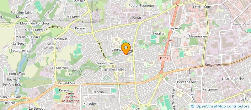 localisation de l'entreprise GD INVEST à BREST