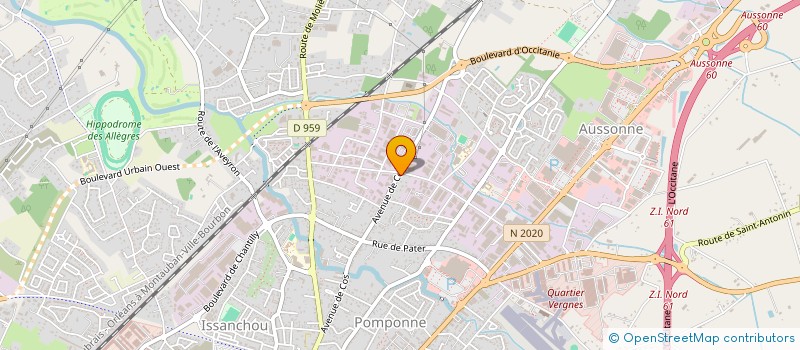 localisation de l'entreprise GD INVEST  MONTAUBAN