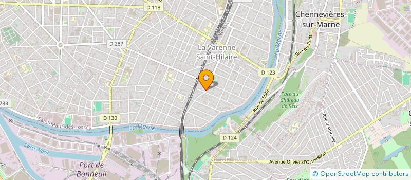 localisation de l'entreprise GD INVEST à SAINT-MAUR-DES-FOSSES