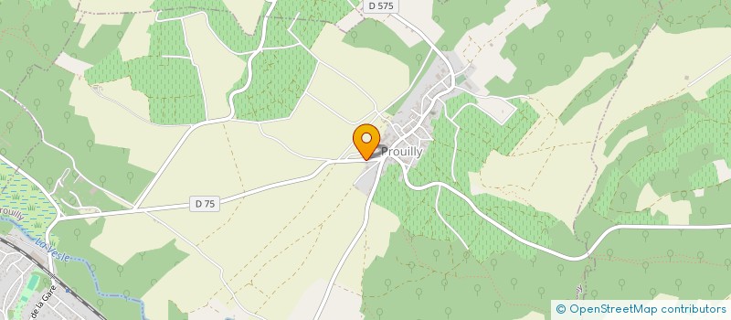 localisation de l'entreprise GD INVEST  PROUILLY