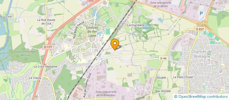 localisation de l'entreprise GD INVEST  BRUZ