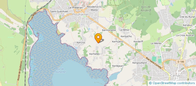 localisation de l'entreprise GD INVESTISSEMENT  PLOUHARNEL