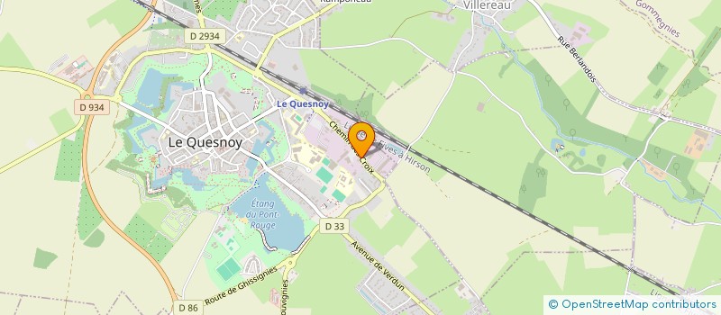 localisation de l'entreprise GD INVESTISSEMENTS à LE QUESNOY