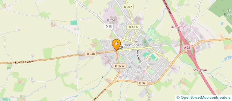 localisation de l'entreprise GD INVESTMENT à STEENVOORDE