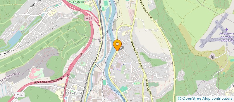 localisation de l'entreprise GD LE PAVILLON  MALZEVILLE