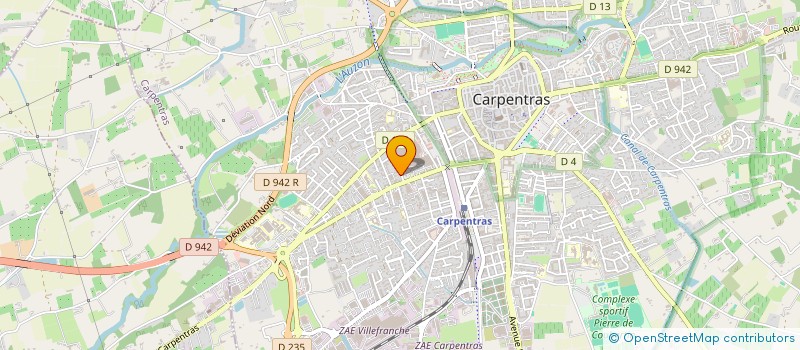 localisation de l'entreprise GD LIVRAISONS à CARPENTRAS