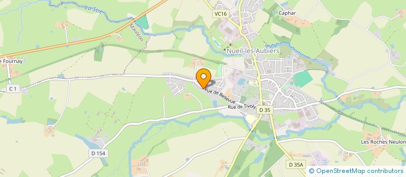 localisation de l'entreprise GD LOC IMMO  NUEIL-LES-AUBIERS