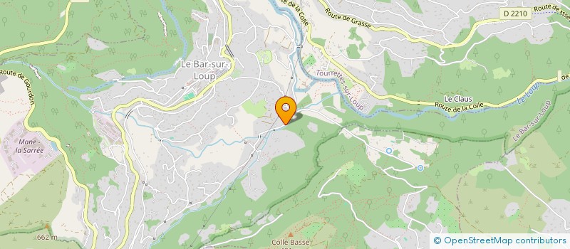 localisation de l'entreprise GD MESURES & TESTS à LE BAR-SUR-LOUP