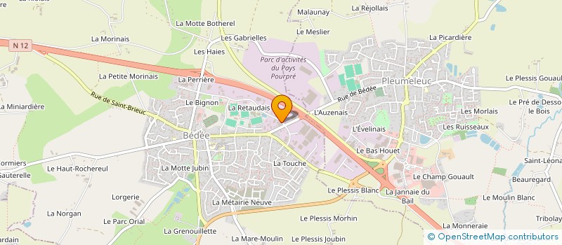 localisation de l'entreprise GD MOTOR'S  BEDEE