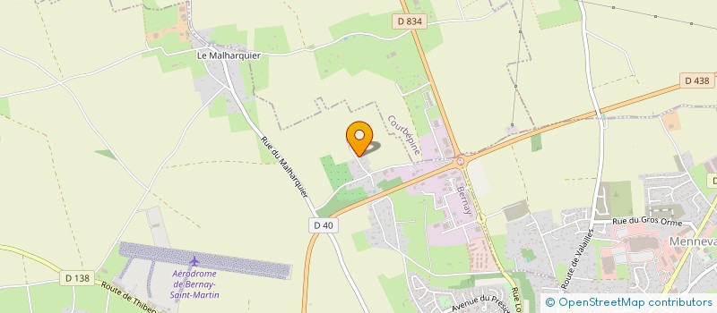 localisation de l'entreprise GD MOTORS  COURBEPINE