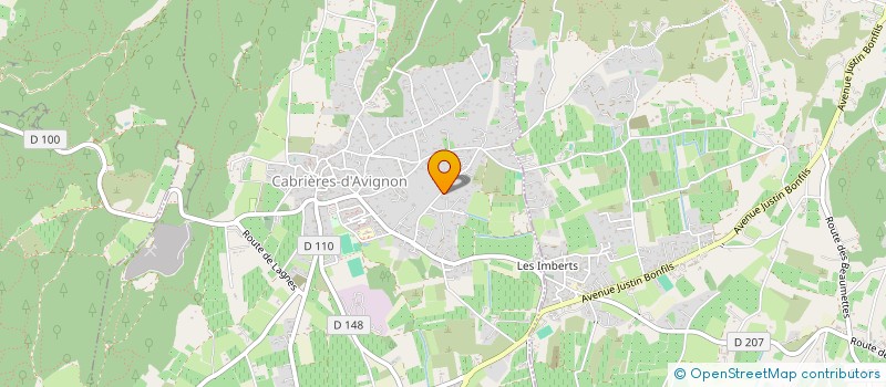 localisation de l'entreprise GD MTB TEAM  CABRIERES-D'AVIGNON