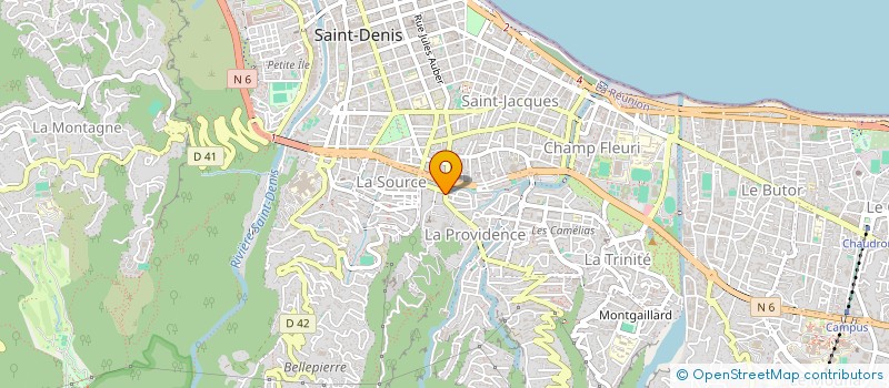 localisation de l'entreprise GD MUSCLES à SAINT-DENIS