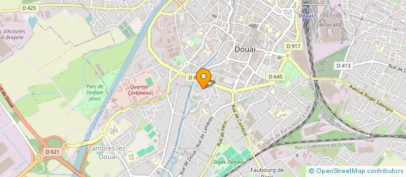 localisation de l'entreprise GD NOT  DOUAI