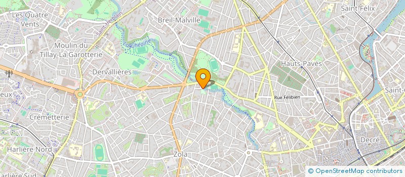 localisation de l'entreprise GD OCEANIS à NANTES